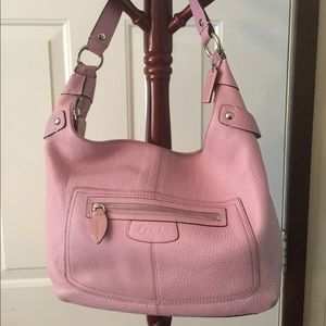Coach light purple shoulder bag